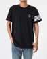 THOM BROWNE NEW YORK ANCHOR EMBROIDERED T-SHIRT - BLACK